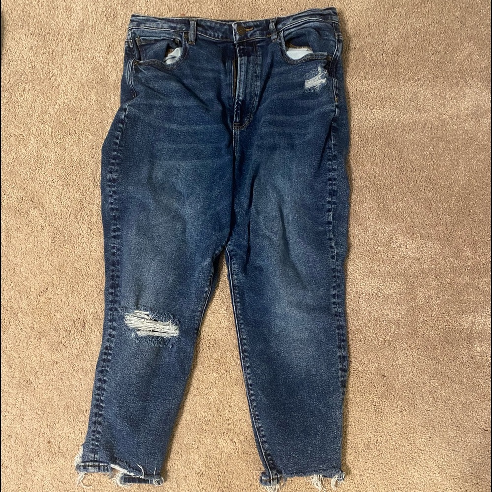 AE highest rise mom jean 14 extra short